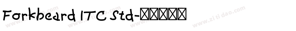 Forkbeard ITC Std字体转换